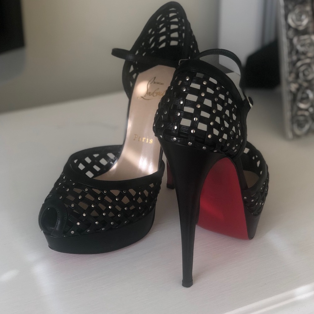 Christian Louboutin Mrs Cage 150  EUC